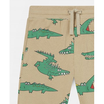Stella Mc Cartney Kids Crocodile Print Cotton short