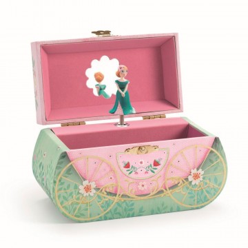Djeco Music jewelry box 'Princess Carriage'