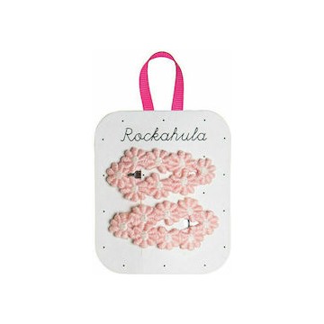 Rockahula Kids Hair Flower Pink Flower Crochet
