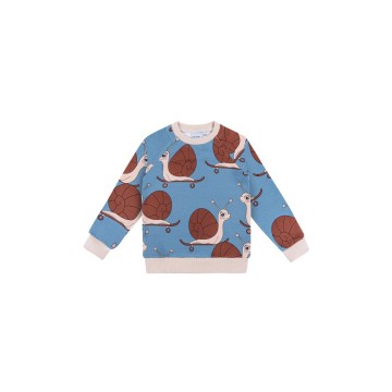 Dear Sophie Blue Pajama Top with Snails