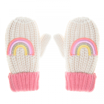 Rockahula Girls Disco Rainbow Knitted Mittens