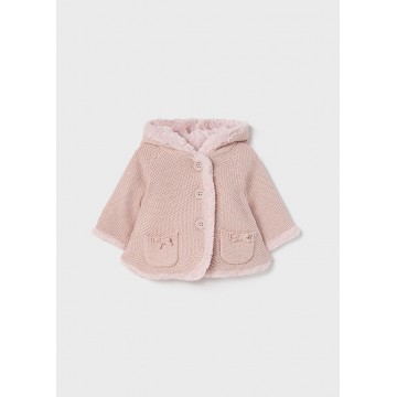 Mayoral Baby Pink Knitted Cardigan