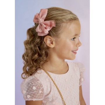 Abel and Lula Children's Hair Clip with Double Ribbon