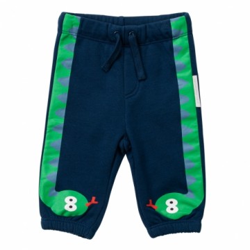 Stella McCartney Baby Blue Tracksuit Bottoms with a Green Snake