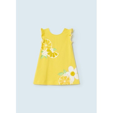Mayoral Baby Yellow Cotton Dress