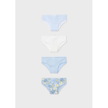 Mayoral 4pack Knickers girl Light-Blue