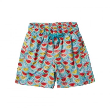 Marie Raxevsky Children's Turquoise Swimwear With Colorful Watermelons