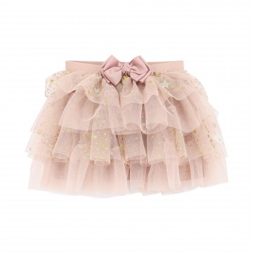 Children's Abbie Star skirt Champagne Angel Face