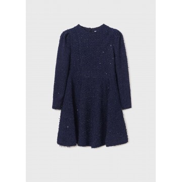 Kids Dark Blue Dress Mayoral