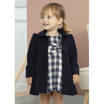 Βaby Blue Fabric Coat Abel and Lula