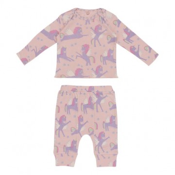 Baby Pink Set With Purple Unicorns Stella McCartney