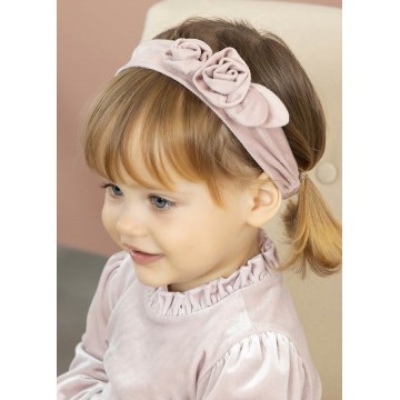 Baby Pink Velvet Hairband Abel and Lula