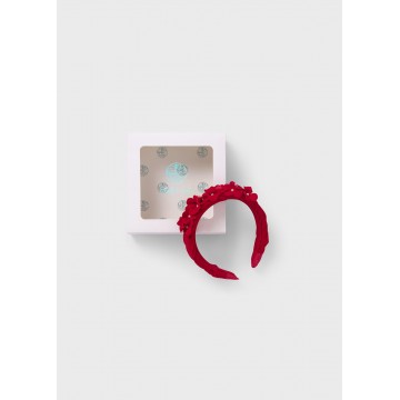 Children's Red Velvet Hairband Abel and Lula