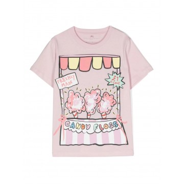 Kids Pink Ice Cream T-Shirt Stella McCartney