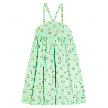 Παιδικό Πράσινο Φόρεμα Με Κίτρινους Αστερίες Stella McCartney