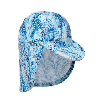Βρεφικό Μπλε Καπέλο Θαλάσσης Με Κύματα Marie Raxevsky