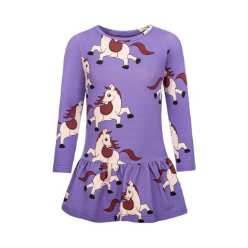 Children's Horse Violet Dress Dear Sophie