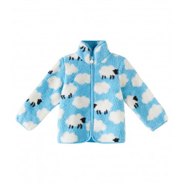 Kids Teddy Jacket In Blue Stella McCartney