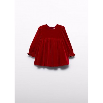 Baby Red Glitter Dress Abel and Lula