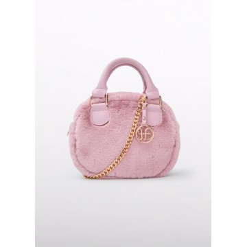 Pink Fur Bag for Kids Abel and Lula