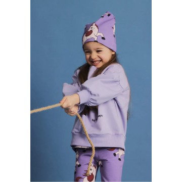 Children's Purple Clothing Set With Horses Dear Sophie