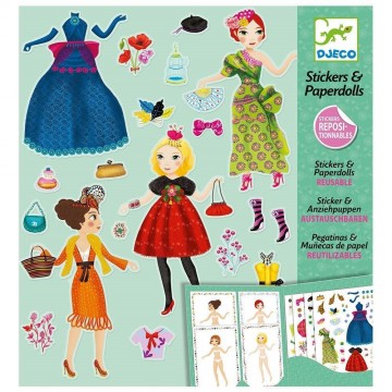 Children's Stickers ''I Dress Women in Dresses'' Djeco