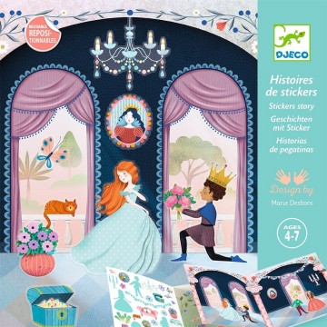 Children's Stickers ''Life in a Castle'' Djeco