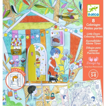 Children's Paintings ''Nina's Play Tents'' Djeco