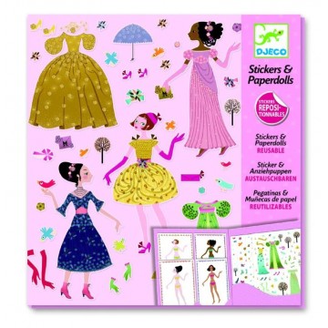 Children's Sticker Dolls Djeco