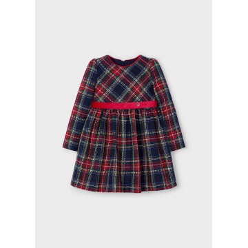 Children's Plaid Wool Dress Mayoral