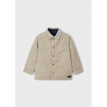 Kids Beige Corduroy Double-Sided Shirt/Overcoat Mayoral