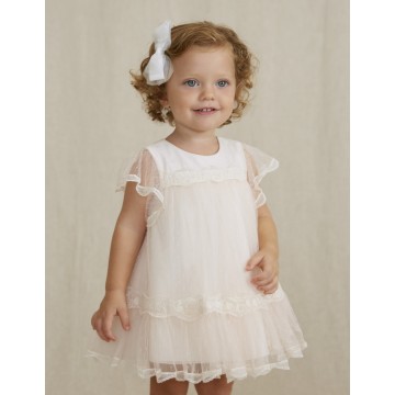 Dress Tulle Jacquard For Baby