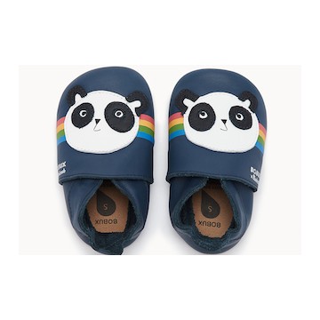 Bobux panda Blue baby shoes