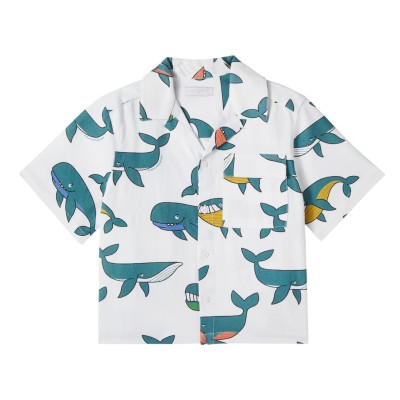 Stella McCartney Kids Παιδικό Πουκάμισο Με Φάλαινες
