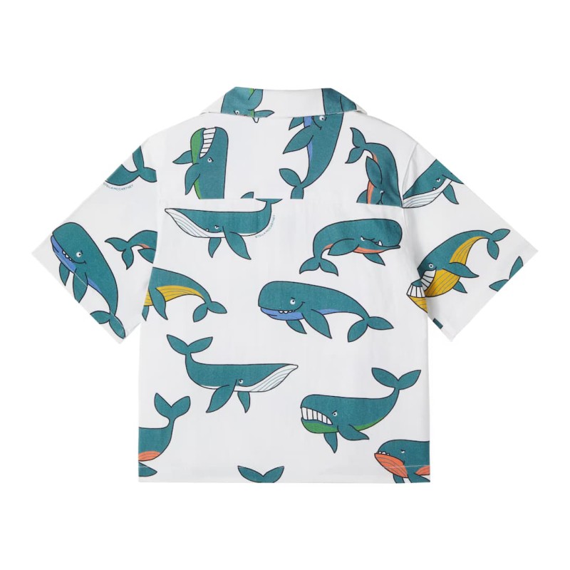 Stella McCartney Kids Παιδικό Πουκάμισο Με Φάλαινες