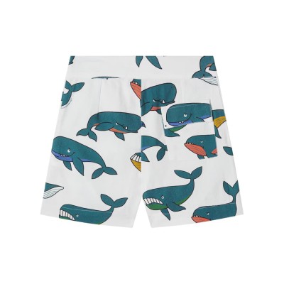 Stella McCartney Kids Printed cotton shorts