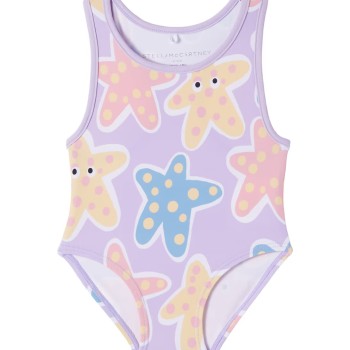 Stella McCartney Kids Printed swimsuit Starfish