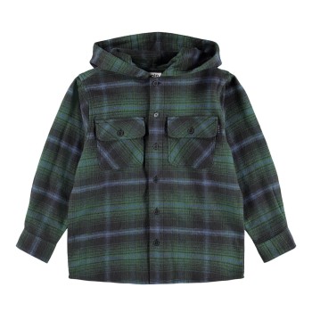 Molo Παιδικο Καρώ Πουκάμισο Με Κουκούλα Molo Παιδικο Καρώ Πουκάμισο Με Κουκούλα