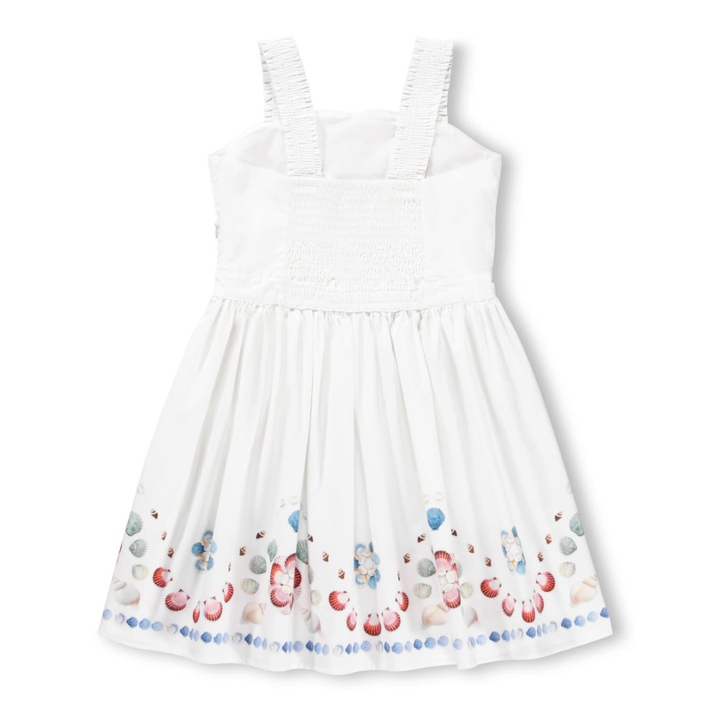 Molo Cimi Λευκό Παιδικό Φόρεμα Με Σκυλάκια