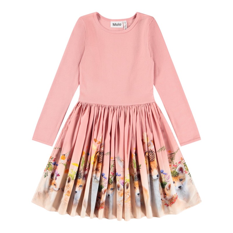 Molo Ροζ Φόρεμα Casie Nature Glam