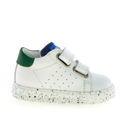 Λευκ΄΄ο Δερμάτινο Αθλητικό Με Αστέρι Falcotto Λευκ΄΄ο Δερμάτινο Αθλητικό Με Αστέρι Falcotto