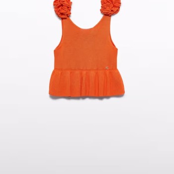 Abel & Lula Παιδική Πορτοκαλί Μπλούζα