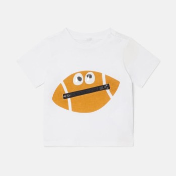 Stella McCartney Kids Rugby Ball Character T-Shirt