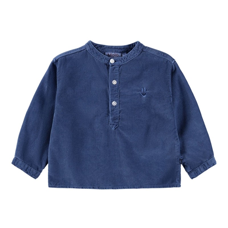 Molo Παιδικό Μάο Κοτλέ Μπλε Πουκάμισο Molo Παιδικό Μάο Κοτλέ Μπλε Πουκάμισο