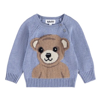 Molo Βρεφικό Μάλλινο Πουλόβερ Με Αρκουδάκι Molo Βρεφικό Μάλλινο Πουλόβερ Με Αρκουδάκι