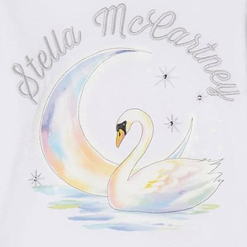 Stella Mc Cartney White Longsleeve Shirt With Swan Stella Mc Cartney White Longsleeve Shirt With Swan