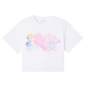 Stella McCartney Logo cotton jersey T-shirt