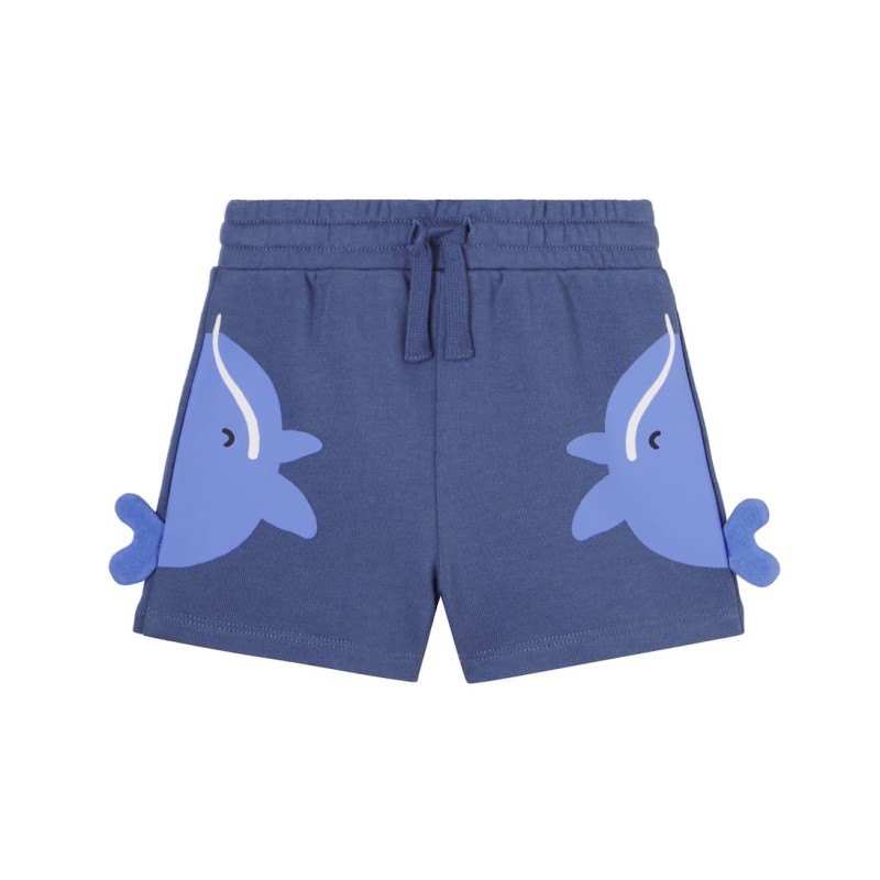 Stella McCartney Kids Baby printed cotton jersey shorts