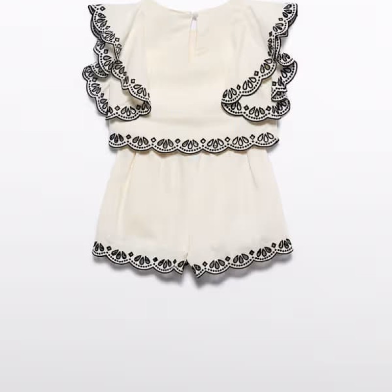 Abel & Lula Παιδικό Λευκό  Σετ  Με Μάυρες Λεπτομέρειες