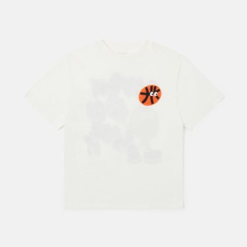 Stella McCartney Kids  Λευκή Μπλούζα Με Μπάλα